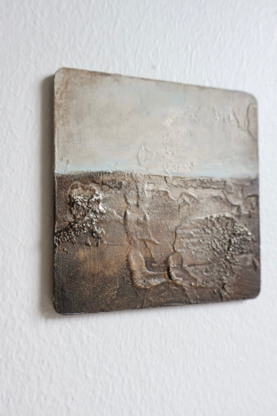 Hiljaa ollen 10x10 cm